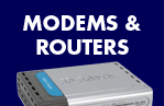 Modems & Routers rollover button