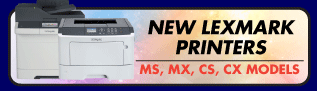 New Lexmark Printers now available - Click here to view range