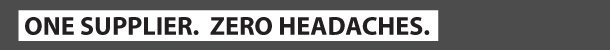 One Supplier Zero Headaches - Image One Supplier Zero Headaches - Image