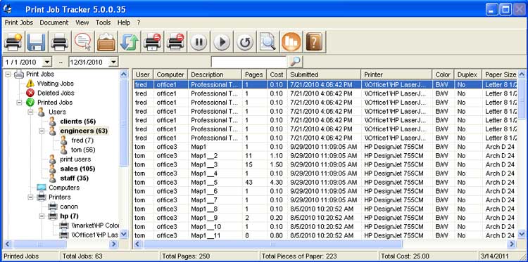 Print Tracker - Screenshot 1