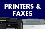 Printers & Faxes rollover button
