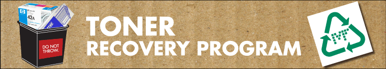 Toner Recovery Program - Header Image Toner Recovery Program - Header Image