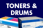Toners & Drums rollover button