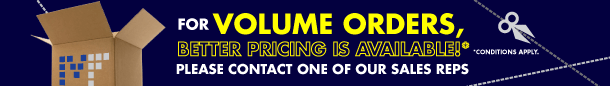 For volume orders, better pricing is available!
