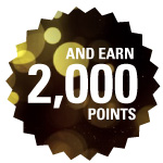 Earn 2,000 points