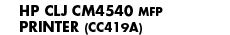 HP CLJ CM4540 MFP Printer - Banner