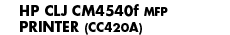 HP CLJ CM4540f MFP Printer - Banner