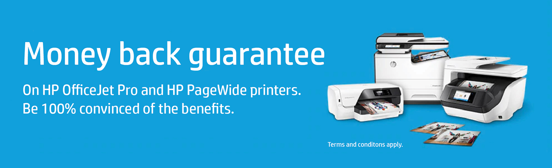 HP OfficeJet & Pagewide Money Back Guarantee