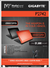 Mediaform Promo 7 - Gigabyte Gaming Laptops